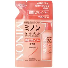 ミノン薬用ヘアシャンプー（詰替用）：380ml入のサムネイル