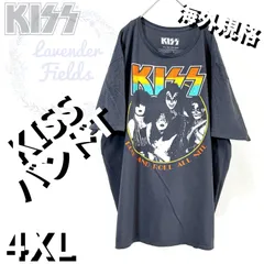 キッスTシャツKISSバンT大ハードロック音楽メタルバンド灰色グレーアメリカ古着