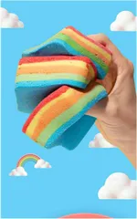 韓国レインボー マシュマロ 70g×2個セット お試しセット ふわもちマシュマロ いちご味 カラフルマシュマロ 韓国駄菓子 ASMRバズリ 