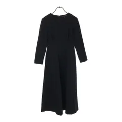 バナナリパブリック 7分袖 ワンピース 0 ネイビー Banana Republic バックジップ レディース 古着 【240429】