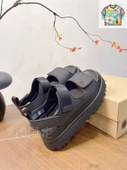 UGG マジックテープ 厚底サンダル07-TI60