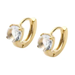 【4月×ピアス】[Cream dot. クリームドット公式] ピアス レディース フープ 金属アレルギー ニッケルフリー 中折れ キャッチレス 誕生月カラー 誕生月 誕生色 ミニ 小さい フィット 大人  