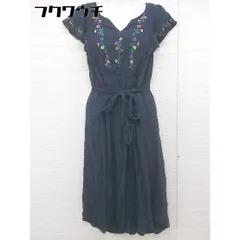◇ REDYAZEL レディアゼル ノースリーブ 膝下丈 ワンピース サイズM ネイビー レディース 【中古】 【1105140004662】