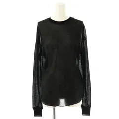 美品 EVERYDAY I LIKE.シアーリネンプルオーバー　　ブラック EVERYDAY I LIKE．(エブリディアイライク) リネンシアープル