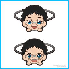 【人気商品】PVC ポリエステル 約55×50×10mm 坂道 小野田 vol.1 ヘアゴム ゴム製 LINE GLORY 弱虫ペダル グレイ・パーカー・サービス