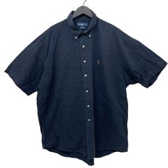 GC786 RALPH LAUREN ラルフローレン コットン 綿 100% 半袖シャツ シャツ 半袖 ブラック メンズ サイズXXL