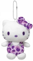 ケイ【送料無料】【サンリオキャラクターズ】【ヒョウ柄シリーズ】ボールチェーンマスコット【パープル】【紫】【ハローキティ】【キーホルダー】【キーリング】【チャーム】【人形】【ドール】【ぬいぐるみ】【雑貨】【グッズ】【かわいい】