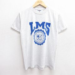 S/古着 ジャージーズ 半袖 ビンテージ Tシャツ メンズ 90s LMS クルーネック 薄グレー 霜降り 25jun06 中古