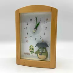 *希少品*となりのトトロ　 置き時計　目覚まし時計 RHYTHM（時計） 置き時計 目覚まし時計 リズム時計 となりの