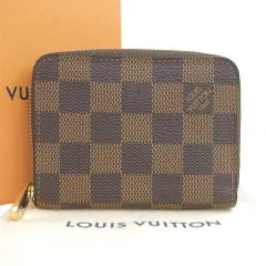 【本物保証】 箱・布袋付 超美品 ルイヴィトン LOUIS VUITTON ダミエ ジッピーコインパース N63070 小銭入れ ラウンドファスナー