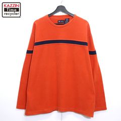 00s FADEDGLORY ツートン ワッフル 長袖Ｔシャツ メンズ 表記Lサイズ