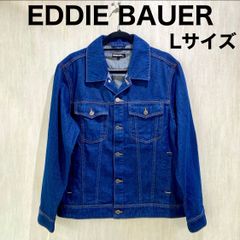 エディーバウアー EDDIE BAUERL メンズ Lサイズ Gジャン デニムジャケット ジージャン アウター おしゃれ 人気