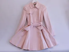 【Ted baker/テッドベイカー】ロングコート　スプリング　花柄　フレア SALE】Ted Bakerテッドベーカー エレガントな花柄ピンクワンピ