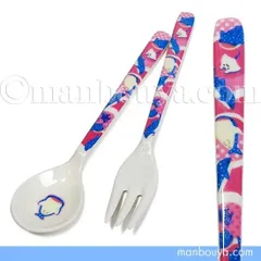 食器 子供用 フォーク＆スプーン セット メラミン 水族館 ヤエックス ジンベエザメ