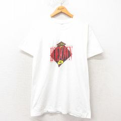 L/古着 フルーツオブザルーム 半袖 ビンテージ ロック バンド Tシャツ メンズ 90s カントリーミュージック コットン クルーネック 白 ホワ