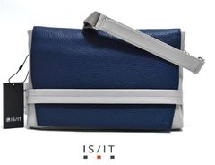 新品 IS/IT イズイット【カスタ】2WAY ショルダーバッグ 939201 クラッチ IKETEI 本革 牛革 コン