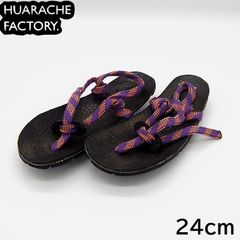 廃タイヤ製ワラーチサンダル／KARASU／24cm（3）