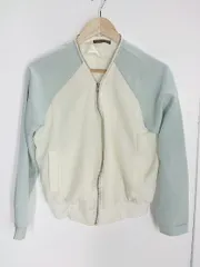 ◇ Ciaopanic チャオパニック 長袖 ブルゾン ジップアップ ジャケット アイボリー ブルー レディース  【1002800377534】のサムネイル