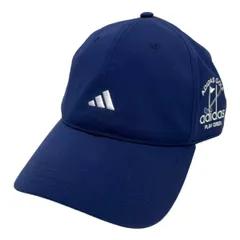 未使用品 アディダスゴルフ adidas GOLF キャップ フリー 57~60cm ネイビー 紺 PLAY GREENフラッグロゴ
