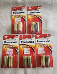 パナソニック 単5形 アルカリ乾電池 ２本組X５SET
