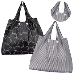 【数量限定】【2個入り エコバッグ 50×67cm 大容量】 折りたたみ 買い物バッグ コンビニバッグ [GOKEI] 防水素材 収納 水や汚れにも強い 軽量 コンパクト