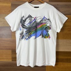 美品 UN3D.リボーングラフィックT ホワイト サイズ44 オーバーサイズ