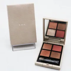 中古良品 RMK シンクロマティック アイシャドウパレット EX-12 ラプソディー イン ブラウン ブラシ&チップ付き CR7-07-02-39B