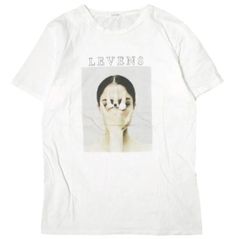 LEVENS レベンス アダムエロペ限定 Organic Cotton Photo Tee オーガニックコットンフォトＴシャツ EUM50030 M ホワイト 半袖 トップス g22759