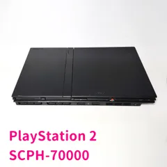 ✨完動美品✨レンズ交換済✨薄型 PS2 本体 SCPH-70000 　※88 完動品⚡レンズ交換メンテ済】SCPH-75000 本体 薄型 PS2 ※35