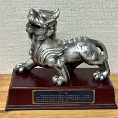 ☆獅子2頭 置物 アベンチュリン翡翠☆期間限定お値下げ☆