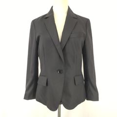 新品 エンスウィート カシミヤ混 ジャケット 黒 5 大きいサイズ 裏地有 