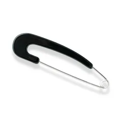 【特価セール】馴染みやすい アクセント 鞄 プレゼント コーディネート ファッション アクセサリー 対象年齢12歳以上 ズリ落ち防止 黒 キルトピン ピン (約2.3×8.5cm) スカーフ マフラー ストール シンプル ストールピン ブラック シンプルなスト