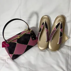 【美品】【未使用品】草履バックセット　匿名配送　訪問着　振袖　入学式　卒業式　成人式　晴れ着　NO11