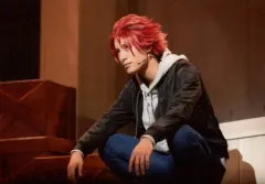 【中古】生写真(男性) 武子直輝(鬼龍紅郎)/ライブフォト・横型・膝上・パーカー・しゃがみ・キャラクターショット/「『あんさんぶるスターズ!エクストラ・ステージ』～Destruction × Road～」舞台写真(個人セット)