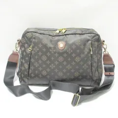 美品 ラシット russet ショルダーバッグ クロスボディ モノグラム グレー ラシット RUSSET ショルダーバッグ 斜め掛け クロスボディ 総柄