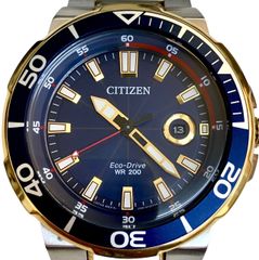 CITIZEN シチズン J810-S097096 ソーラーQZ 動作品 青 CITIZEN シチズン J810-S097096 ソーラーQZ 動作品 青