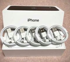 充電ケーブル　ライトニングケーブル　iPhone スマホ　５本セット　新品最安値