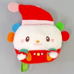 【中古】ぬいぐるみマスコット・ぬいぐるみバッジ ぽぅぽ ワンワン＆ぽぅぽ＆ジャンジャンの ＆ you マスコット ～クリスマス～ 「NHKいないいないばあっ!」
