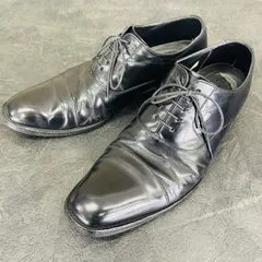 革靴 【中古】REGAL リーガル 約27.0cm ブラック メンズ 本革  正装 ビジネスシューズ プレーントゥ レザー / 510622