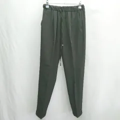 ◇ Θ URBAN RESEARCH DOORS ウエストゴム イージー スラックスパンツ サイズ38 ブラック レディース E  【1501160035547】