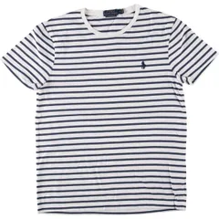 古着 ラルフローレン Ralph Lauren POLO RALPH LAUREN CUSTOM SLIM FIT ボーダー柄 半袖 ワンポイントロゴTシャツ M/eaa554057