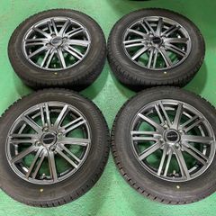 中古スタッドレス バルミナ 14インチ 4.5j +45 ブリヂストン VRX2 155/65R14 2024年 バリ山 N-BOX N-WGN タント キャンバス