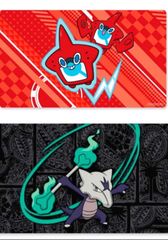 海外限定　ポケモンプレイマット　アローラガラガラ　ロトム図鑑　海外