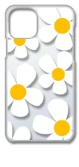 【新品未使用】iPhone11 Pro アイフォン11プロ クリア ハードケース ( デイジー(ホワイト) ) 花柄 レトロ フラワー cl-iphone11pro-152