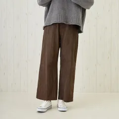【SALE】ストレッチコーデュロイ パンツ●ブラウン