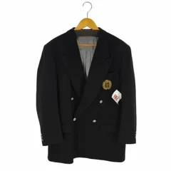 ヴァレンティノガラヴァーニ VALENTINO GARAVANI カシミヤ100% ダブルテーラードジャケット 刺繍ワッペン シルバーボタン メンズ 表記無 のサムネイル