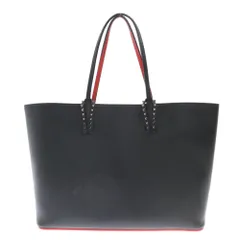 CHRISTIAN LOUBOUTIN (クリスチャンルブタン) カバタスタッズトートバッグ 1175113 ブラック レッドのサムネイル
