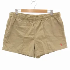 ポロ バイ ラルフローレン Polo by Ralph Lauren 90s ヴィンテージ チノショートパンツ バギー イージー 三角タグ ポニー ロゴ刺繍 M ベージュ /TZ 0920 ☆AA★のサムネイル