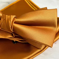 蝶ネクタイ オレンジ 結婚式 新郎 親族  卒園式 卒業式 入学式 二次会 パーティ 人気 おすすめ