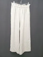 ◇ ⊂ yangany ヤンガニー ゆったり ワイド パンツ サイズ36 グレー系 レディース E  【1506250008531】